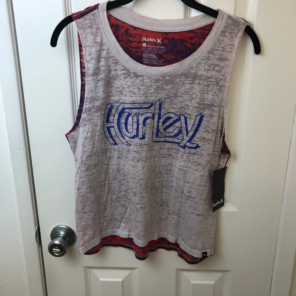 NWT Hurley Original Biker Tank. S/P